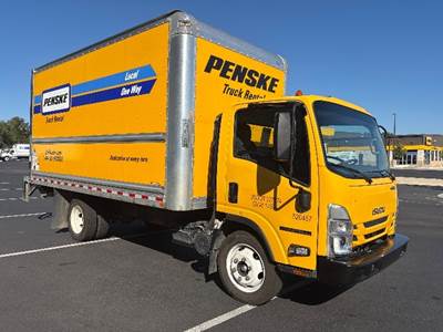 Isuzu NPR EFI Box Truck - 350HP, 6 Speed Automatic, Roll up Door
