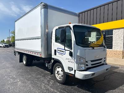 Isuzu NPR EFI Box Truck - 350HP, 6 Speed Automatic, Roll up Door