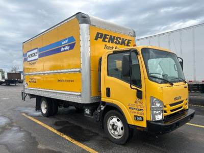 Isuzu NPR EFI Box Truck - 350HP, 6 Speed Automatic, Roll up Door