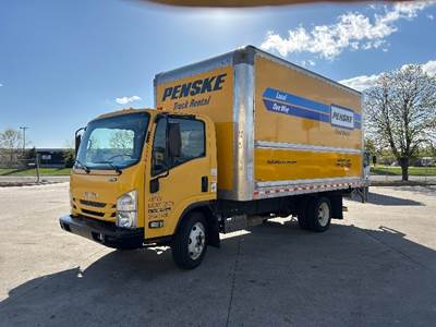 Isuzu NPR EFI Box Truck - 350HP, 6 Speed Automatic, Roll up Door
