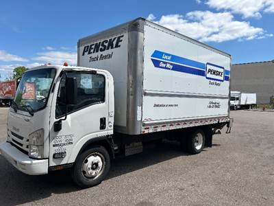 Isuzu NPR EFI Box Truck - 297HP, 6 Speed Automatic, Roll up Door