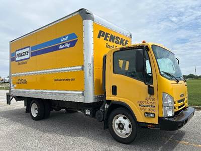 Isuzu NPR EFI Box Truck - 350HP, 6 Speed Automatic, Roll up Door