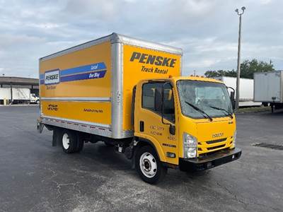 Isuzu NPR EFI Box Truck - 350HP, 6 Speed Automatic, Roll up Door