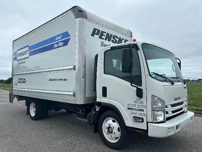 Isuzu NPR EFI Box Truck - 350HP, 6 Speed Automatic, Roll up Door