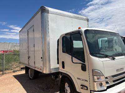 Isuzu NPR EFI Box Truck - 350HP, 6 Speed Automatic, Roll up Door