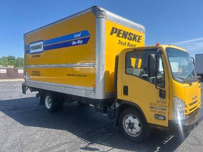 Isuzu NPR EFI Box Truck - 350HP, 6 Speed Automatic, Roll up Door