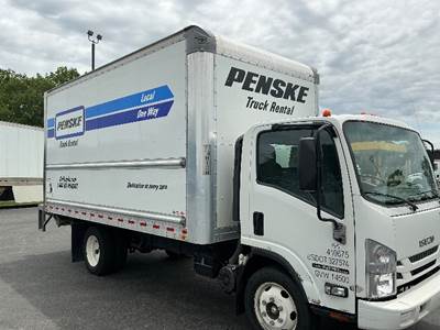 Isuzu NPR EFI Box Truck - 350HP, 6 Speed Automatic, Roll up Door