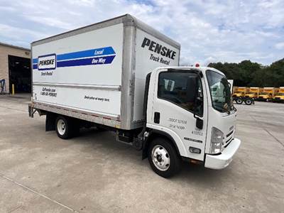 Isuzu NPR EFI Box Truck - 350HP, 6 Speed Automatic, Roll up Door