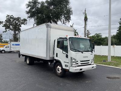 Isuzu NPR EFI Box Truck - 297HP, 6 Speed Automatic, Roll up Door