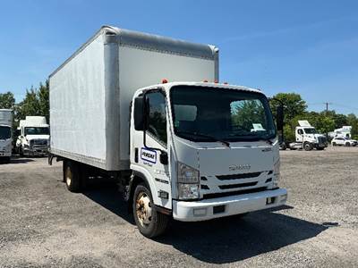 Isuzu NPR EFI Box Truck - 297HP, 6 Speed Automatic, Roll up Door