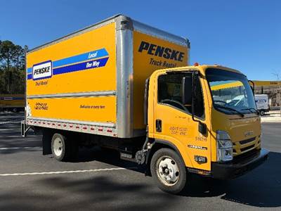 Isuzu NPR EFI Box Truck - 350HP, 6 Speed Automatic, Roll up Door