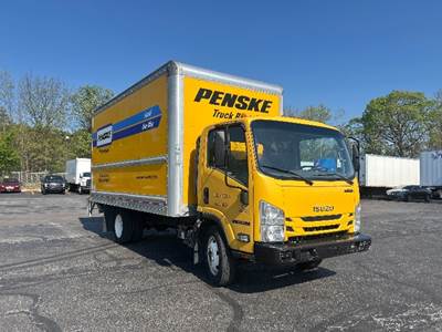Isuzu NPR EFI Box Truck - 350HP, 6 Speed Automatic, Roll up Door