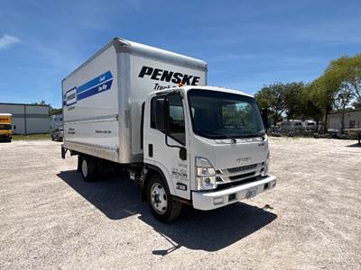 Isuzu NPR EFI Box Truck - 350HP, 6 Speed Automatic, Roll up Door