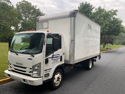 Isuzu NPR EFI Box Truck - 350HP, 6 Speed Automatic, Roll up Door