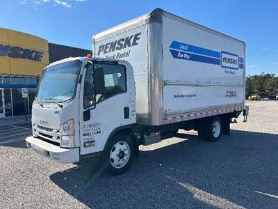Isuzu NPR EFI Box Truck - 297HP, 6 Speed Automatic, Roll up Door
