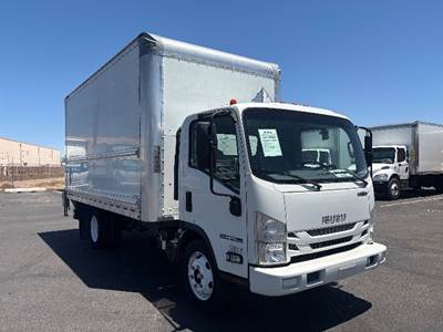 Isuzu NPR EFI Box Truck - 297HP, 6 Speed Automatic, Roll up Door