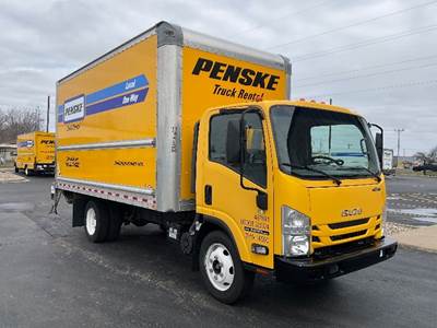 Isuzu NPR EFI Box Truck - 350HP, 6 Speed Automatic, Roll up Door