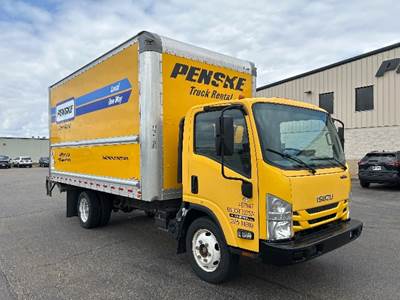 Isuzu NPR EFI Box Truck - 350HP, 6 Speed Automatic, Roll up Door