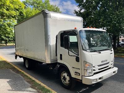 Isuzu NPR EFI Box Truck - 297HP, 6 Speed Automatic, Roll up Door