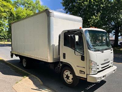 Isuzu NPR EFI Box Truck - 297HP, 6 Speed Automatic, Roll up Door