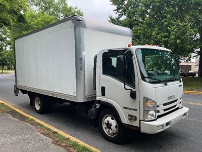 Isuzu NPR EFI Box Truck - 297HP, 6 Speed Automatic, Roll up Door