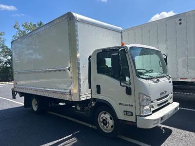Isuzu NPR EFI Box Truck - 350HP, 6 Speed Automatic, Roll up Door