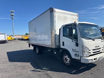 Isuzu NPR EFI Box Truck - 297HP, 6 Speed Automatic, Roll up Door