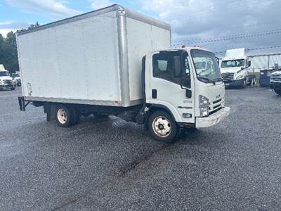 Isuzu NPR EFI Box Truck - 297HP, 6 Speed Automatic, Roll up Door