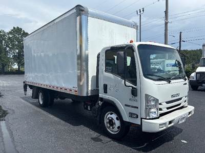 Isuzu NPR EFI Box Truck - 297HP, 6 Speed Automatic, Roll up Door