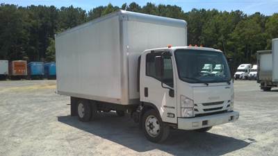 Isuzu NPR EFI Box Truck - 297HP, 6 Speed Automatic, Roll up Door