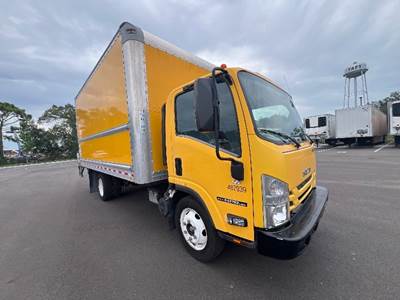 Isuzu NPR EFI Box Truck - 350HP, 6 Speed Automatic, Roll up Door
