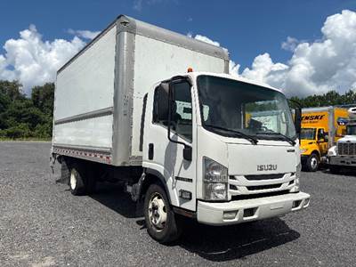 Isuzu NPR EFI Box Truck - 297HP, 6 Speed Automatic, Roll up Door