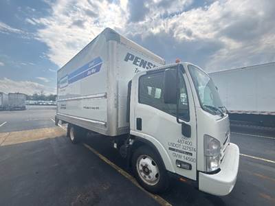 Isuzu NPR EFI Box Truck - 350HP, 6 Speed Automatic, Roll up Door