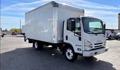 Isuzu NPR EFI Box Truck - 350HP, 6 Speed Automatic, Roll up Door