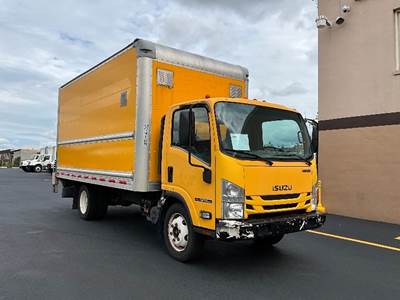 Isuzu NPR EFI Box Truck - 297HP, 6 Speed Automatic, Roll up Door