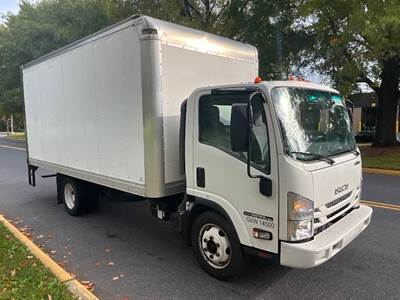 Isuzu NPR EFI Box Truck - 350HP, 6 Speed Automatic, Roll up Door