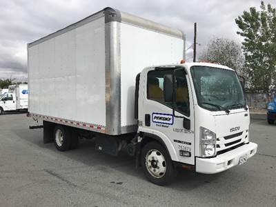 Isuzu NQR 16 ft Box Truck - 215HP, 6 Speed Automatic, Roll up Door