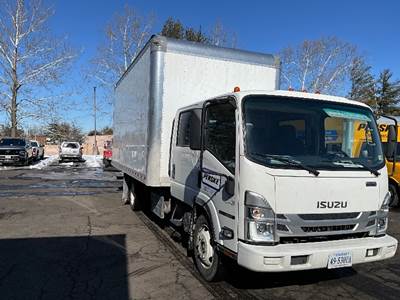 Isuzu NQR Box Truck - 215HP, 6 Speed Automatic, Roll up Door