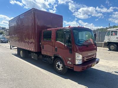 Isuzu NQR Box Truck - 215HP, 6 Speed Automatic, Swing Door