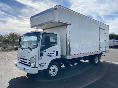 Isuzu NRR Box Truck - 215HP, 6 Speed Automatic, Swing Door