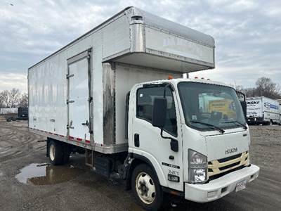 Isuzu NRR Box Truck - 215HP, 6 Speed Automatic, Swing Door
