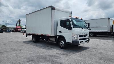 Mitsubishi Fuso FE140 Box Truck - 6 Speed Automatic, Roll up Door