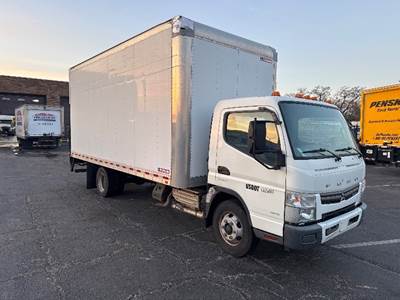 Mitsubishi Fuso FE140 Box Truck - 6 Speed Automatic, Roll up Door