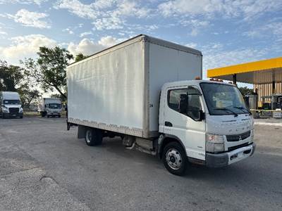 Mitsubishi Fuso FE140 Box Truck - 6 Speed Automatic, Roll up Door