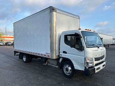 Mitsubishi Fuso FE140 Box Truck - 6 Speed Automatic, Roll up Door
