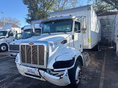 Peterbilt 337 Box Truck - 260HP, 6 Speed Automatic, Roll up Door