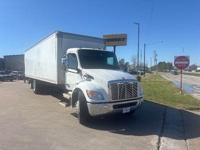 Peterbilt 536 Box Truck - 260HP, 8 Speed Automatic, Roll up Door