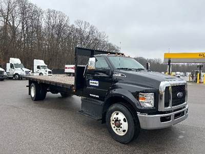 Ford F-750 Flatbed Truck - 320HP, 6 Speed Automatic