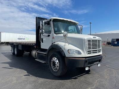 Freightliner M2 112 Tandem Axle 24 ft Flatbed Truck - 350HP, 10 Speed Automatic