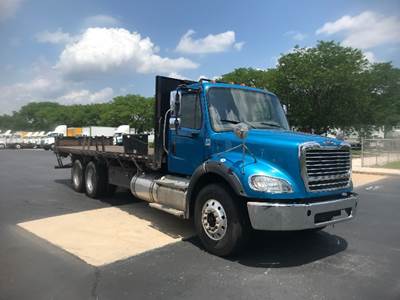 Freightliner M2 112 Tandem Axle 26 ft Flatbed Truck - 410HP, 10 Speed Manual